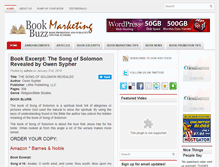 Tablet Screenshot of bookmarketingbuzz.com